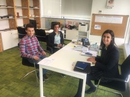 Students in 4th year at Las Tablas secondary school visit the Department of Corporate Marketing and Branding at FCC