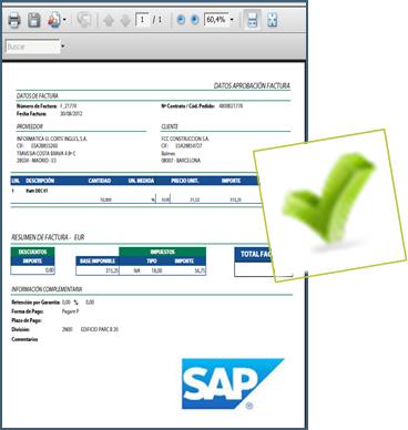 Campaña para la aplicación de funcionalidades del Portal SAP de aprobación de Facturas