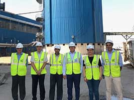 Carlos M. Jarque visita la planta de biometanización de residuos orgánicos de Las Dehesas (Madrid)