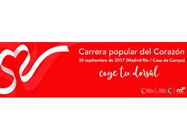 Coge tu dorsal y forma parte de la Carrera del Corazón