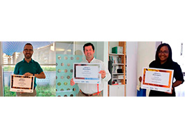 The winners of the "Are you looking or participating” photography competition recognised by FCC