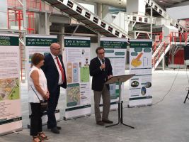 Inauguration of the municipal solid waste treatment centre in Alt Empordà, province of Gerona