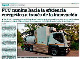 La Opinión de Málaga subraya la eficiencia energética de FCC Medio Ambiente a través de la innovación