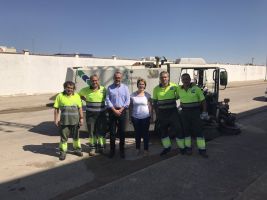 FCC starts to clean the industrial estate in Villarrobledo (Albacete)