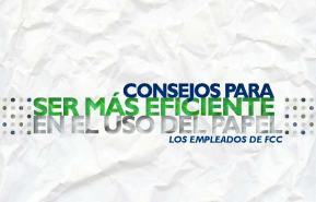 Éxito de la campaña "Guerra al Papel"