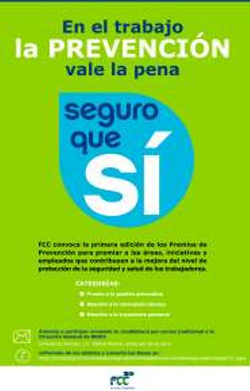 Fallada la I Edición de los Premios de Prevención de FCC