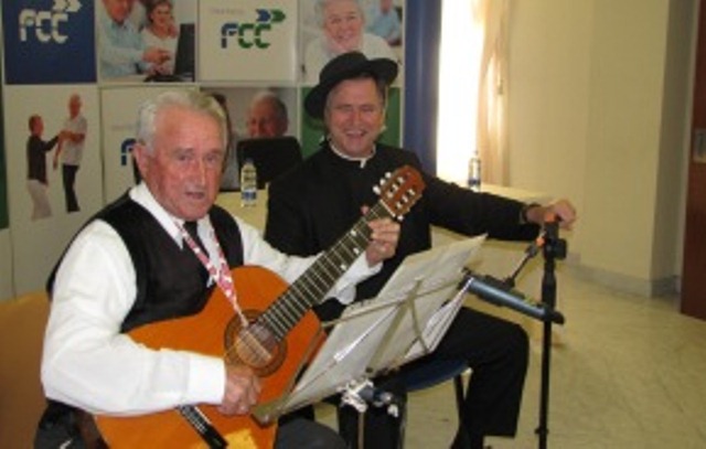 Father Bennet's second encounter with the residents of Nuestra Casa retirement home