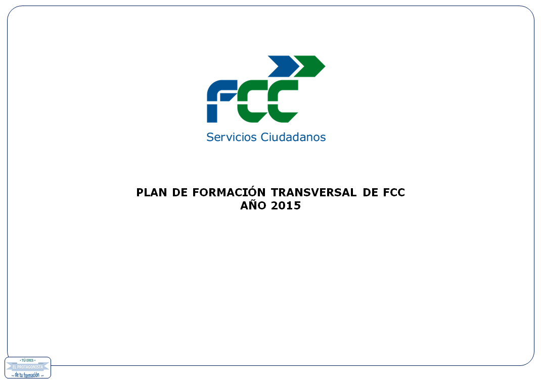 PLAN DE FORMACION TRANSVERSAL 2015