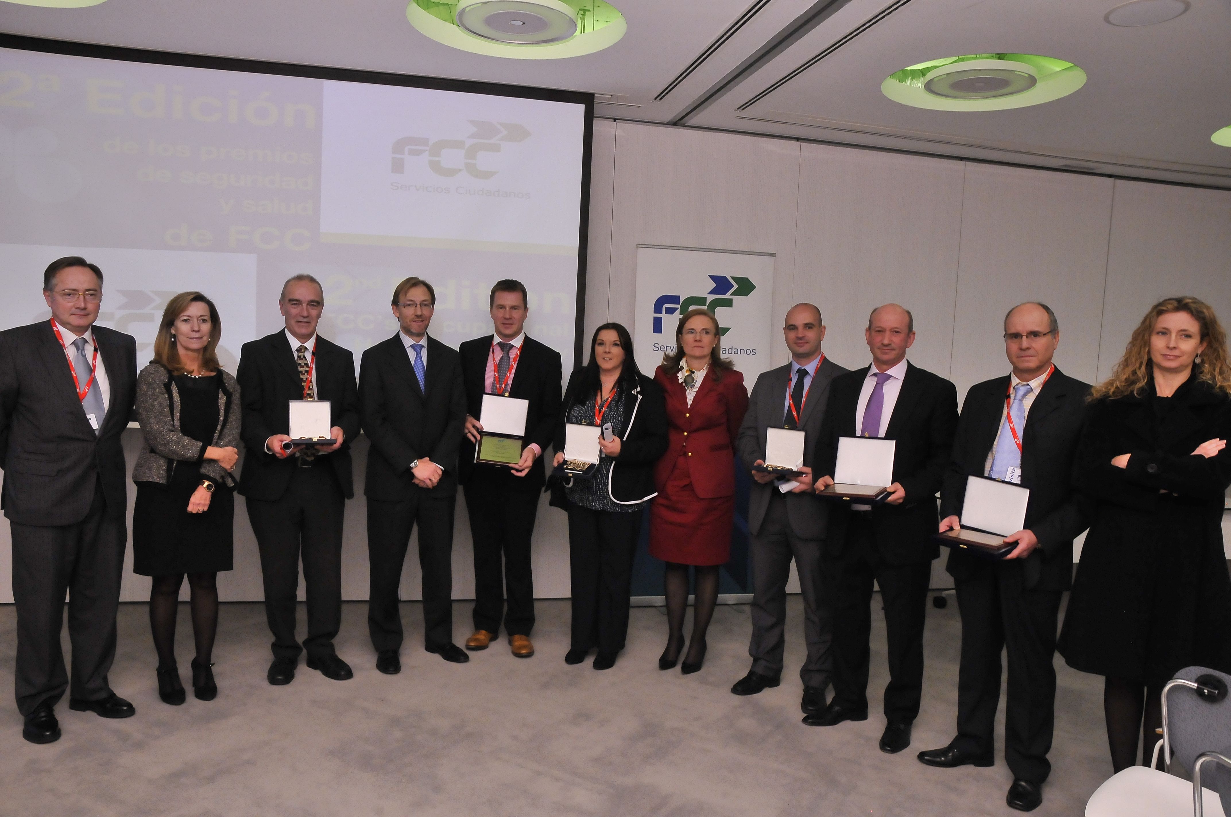 FCC entrega los premios de Seguridad y Salud