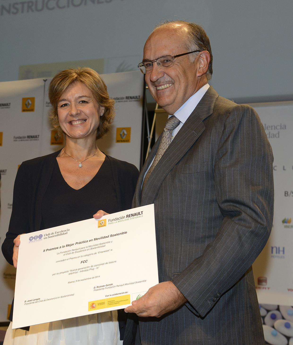 FCC distinguished for its electric waste collection truck at the 2nd edition of the Best Practices in Sustainable Mobility Awards<br />