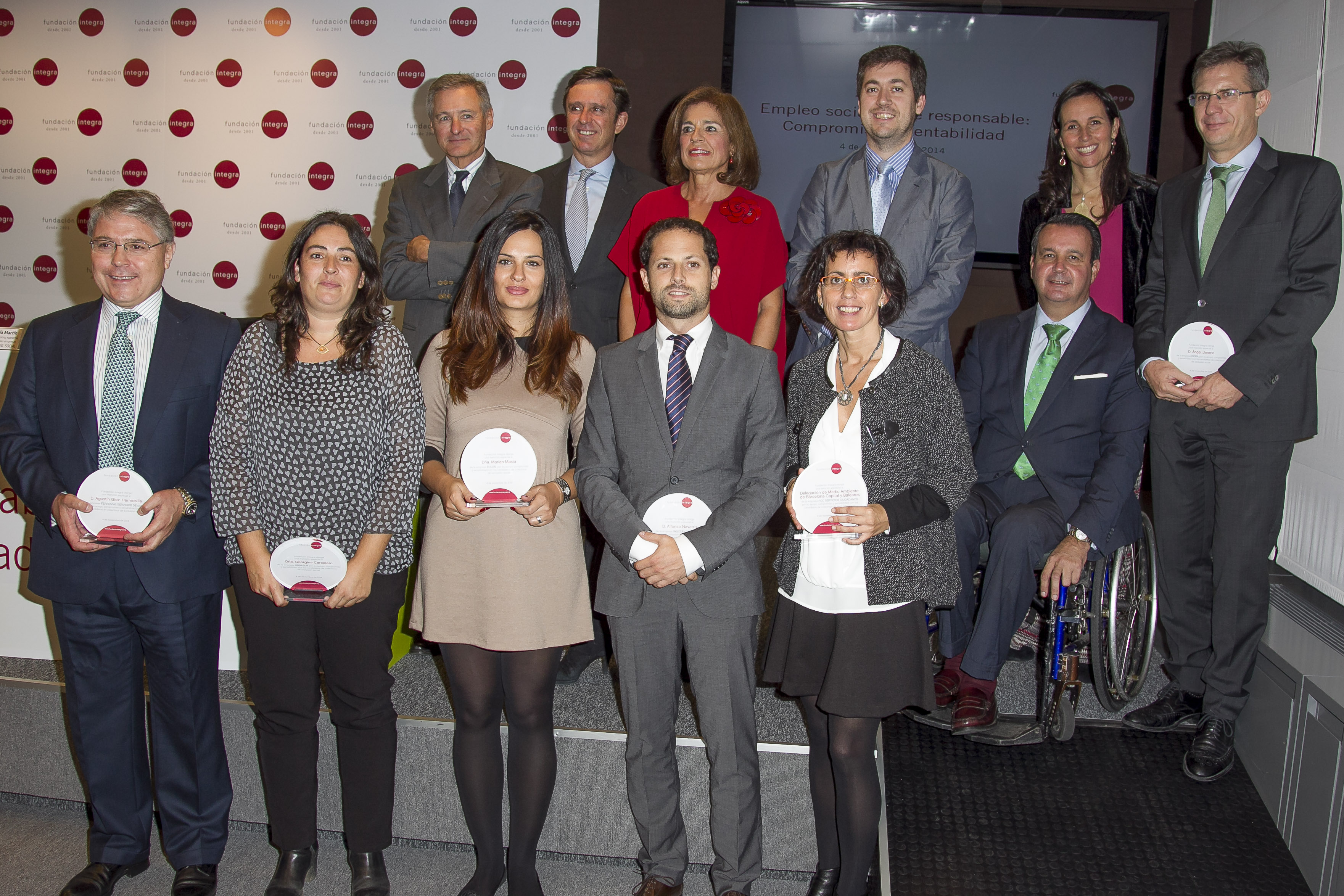 Reconocimiento a FCC por su implicación con las personas en riesgo de exclusión social<br />