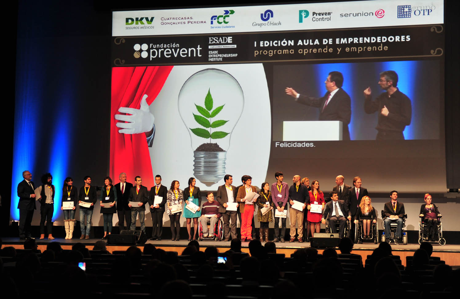 FCC participa en el programa y en la ceremonia de entrega de becas de la Fundación Prevent