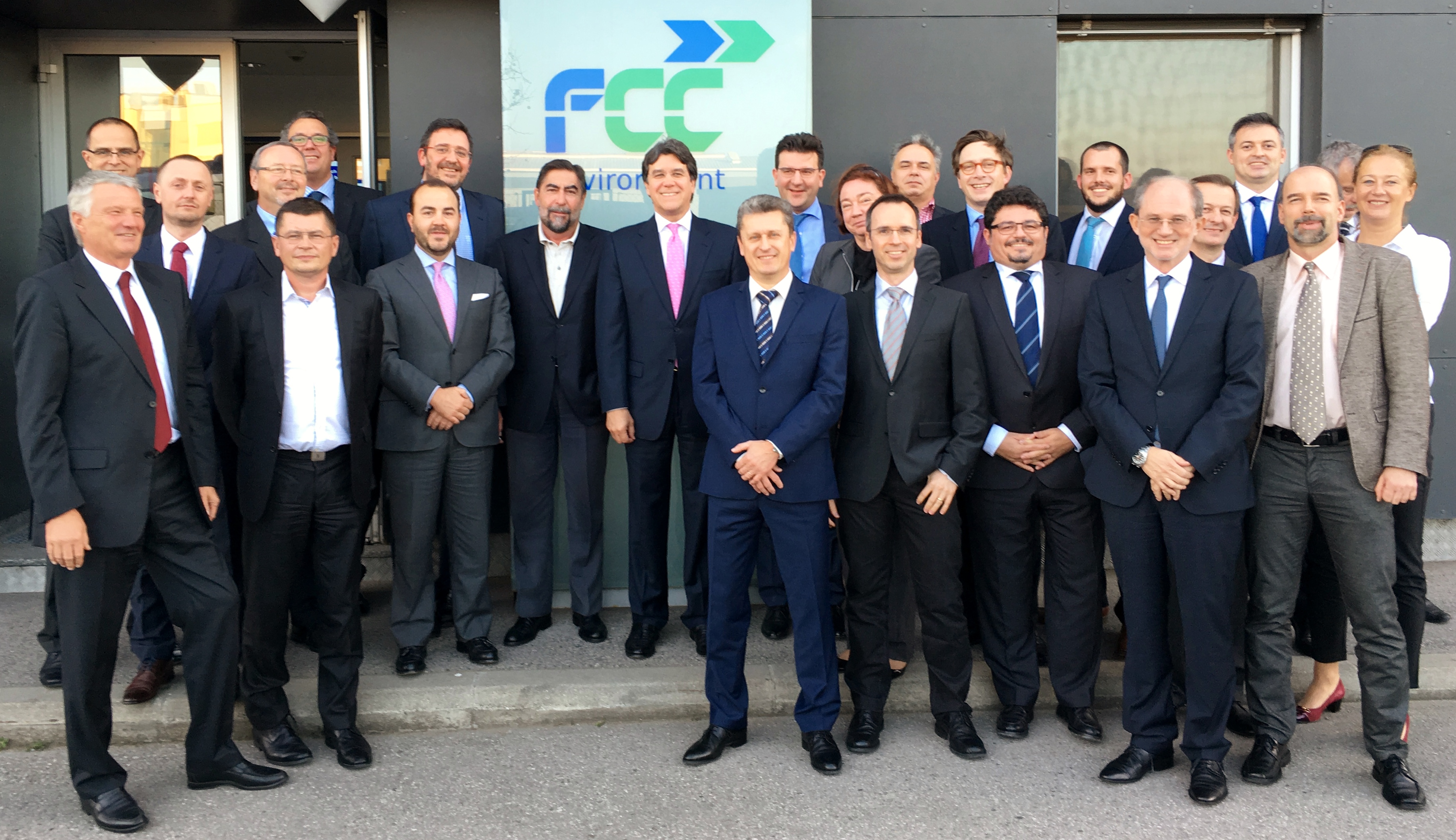 Carlos M. Jarque se reúne en Austria con el equipo de FCC Medio Ambiente Internacional y de Centro y Este de Europa