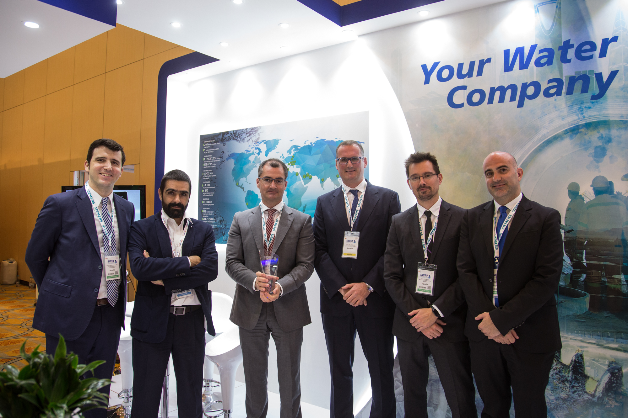 FCC Aqualia, premiada en Arabia Saudí por su contribución a modernizar el sector del agua