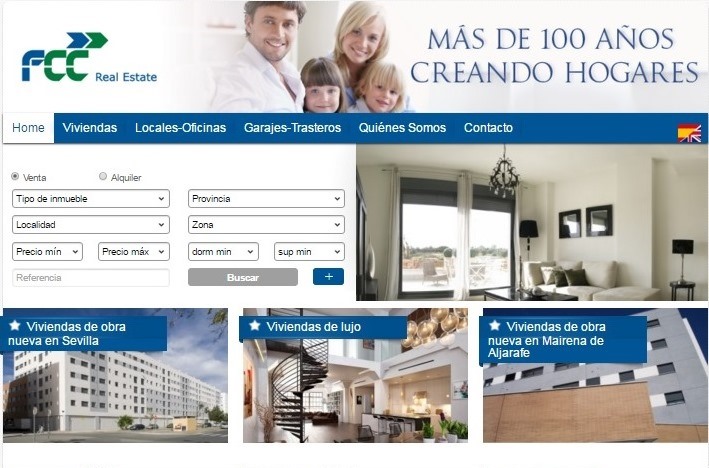 FCC Real State, el nuevo portal inmobiliario del Grupo FCC