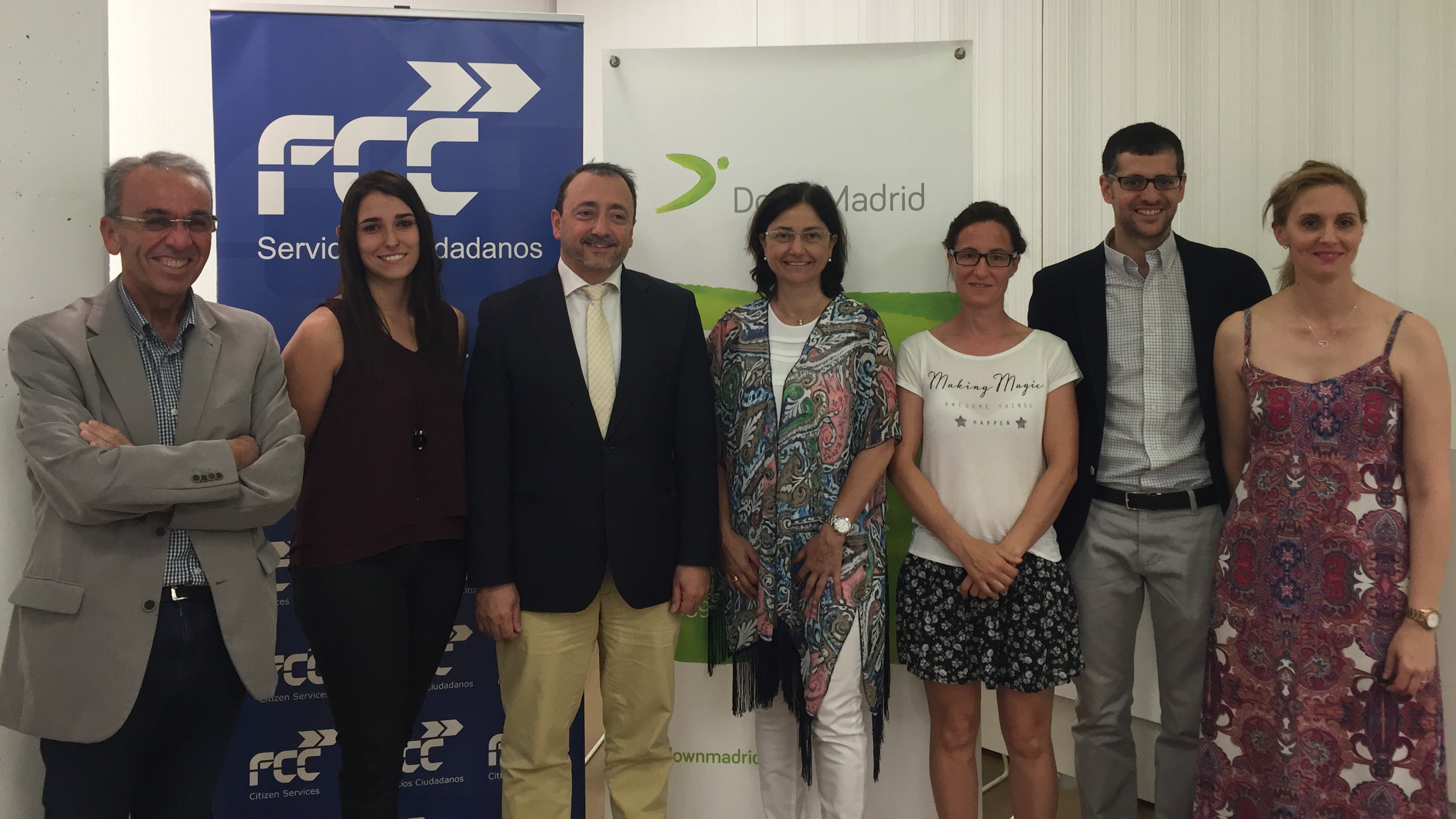FCC Medio Ambiente y Down Madrid firman un convenio de colaboración para mejorar la integración social y laboral de las personas con diferentes capacidades