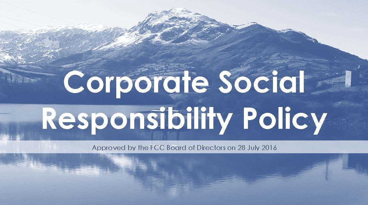 The FCC Board approves the Group's CSR Policy for the sustainable development of its activities
