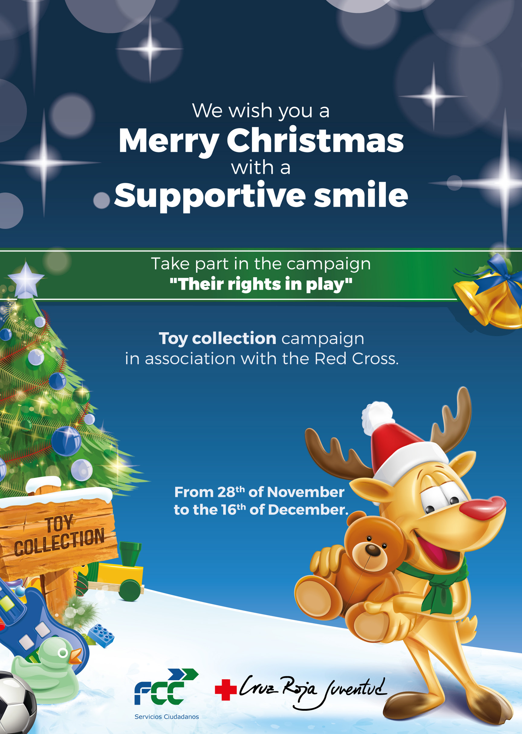FCC and Red Cross launch Christmas toy-collection campaign