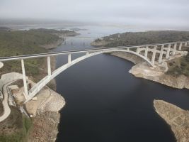 El viaducto de Almonte construido por FCC gana la prestigiosa Medalla Gustav Lindenthal