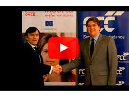 Presentamos el video de la renovación del Convenio Inserta entre FCC y Fundación ONCE