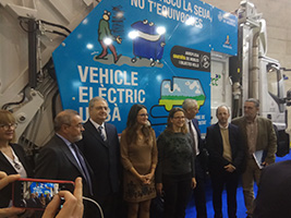 FCC Environment’s zero-emission electrical vehicles attract major interest at the 2017 Ecofira environmental fair