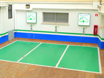 Zona recarga coches eléctricos