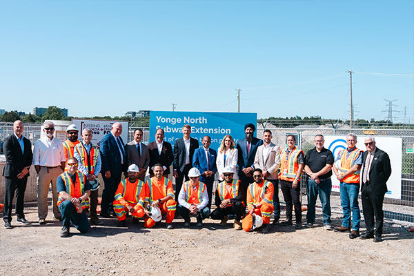 FCC Canada is making progress on the Yonge North Subway Extension project