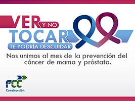 FCC Construcción se suma a la campaña contra el cáncer