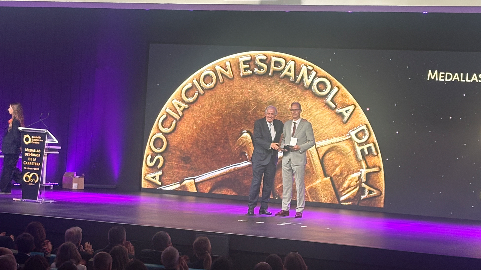 Miguel Cañada Echániz, galardonado con la Medalla de Honor de la Carretera 2026