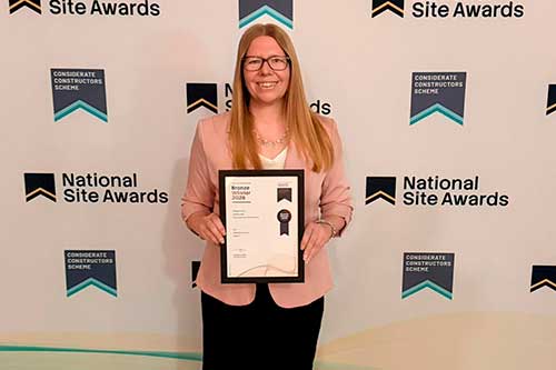 El proyecto de ampliación de la autovía A-465 (Gales, Reino Unido) obtiene el Bronze Winner 2026 en los CCS National Site Awards