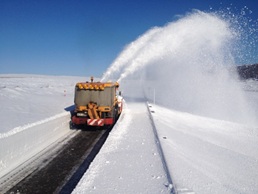 La A-67 entre Palencia y Cantabria, conservada por Matinsa, se abre de nuevo al público tras la nieve