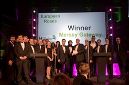 The Mersey Gateway Project is presented with the European Road Deal of the Year prize, awarded by IJGlobal