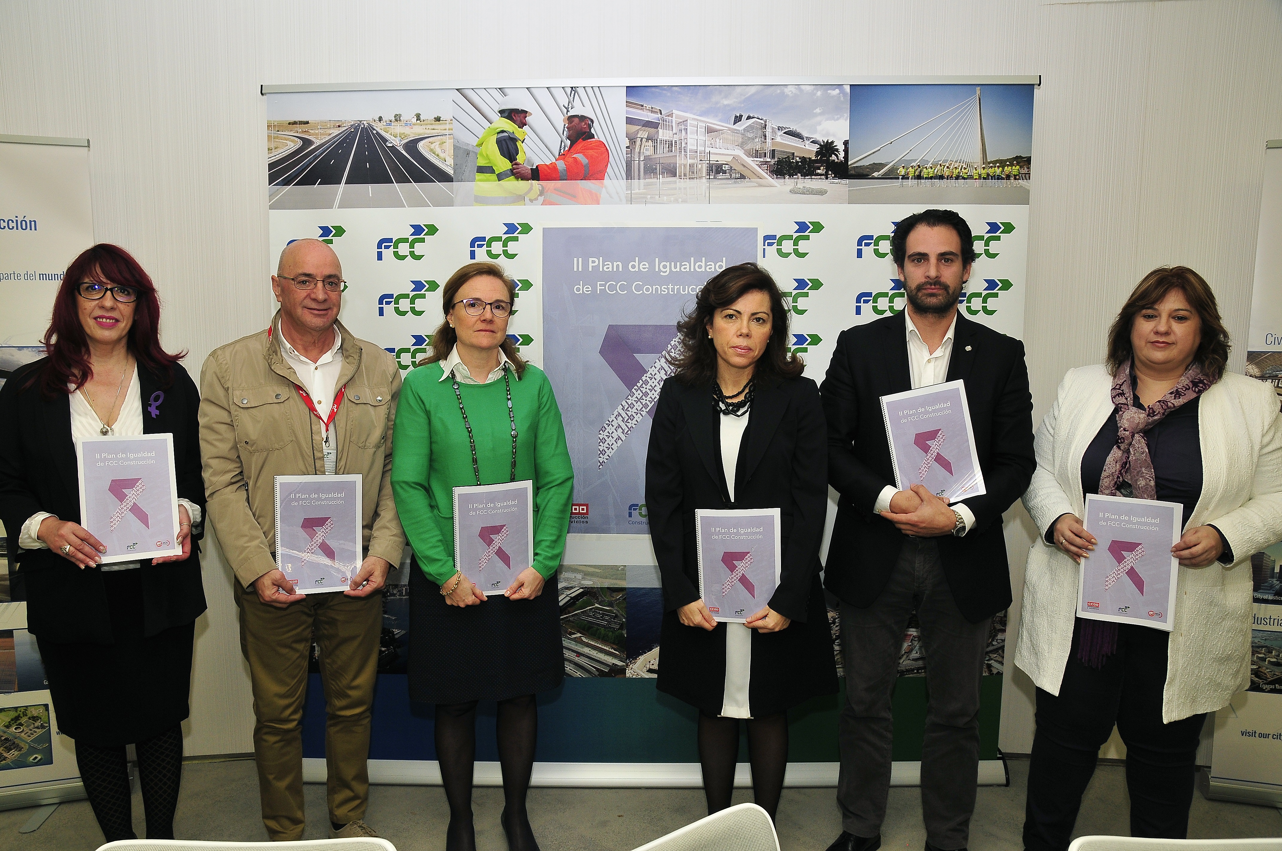 FCC Construcción signs its II Equality Plan with UGT and FECCOO<br />