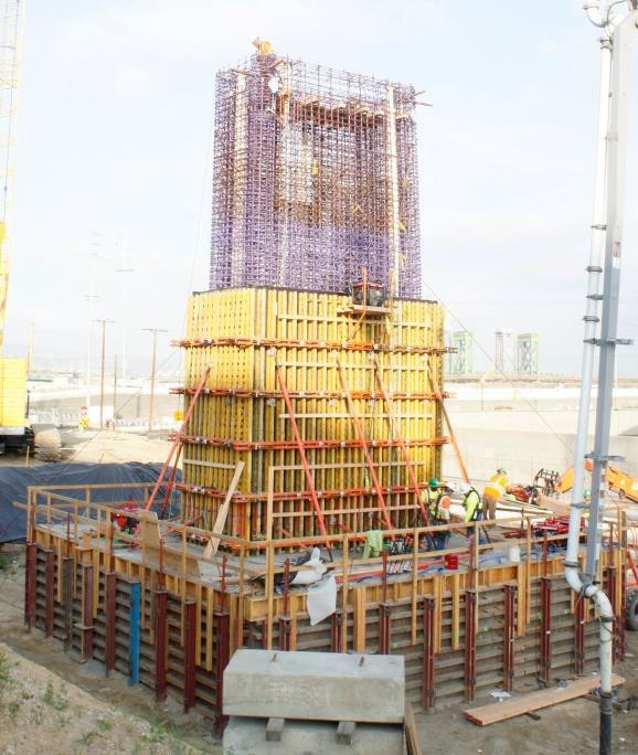 Progress of the Gerald Desmond Bridge