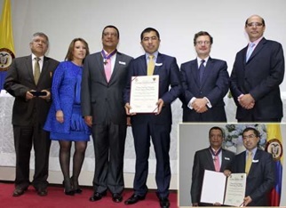 The Autonomous Regional Corporation of Cundinamarca (CAR) receives the national environmental award "Germán Ignacio Gómez Pinilla" for its FCC-led project on the Bogotá river