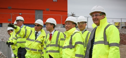 The FCC-built Mersey Gateway welcomed international figures to mark the visit of the ambassador of South Korea