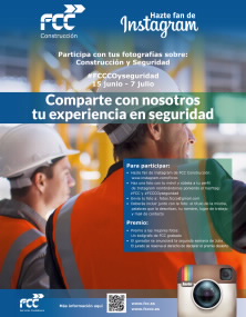 FCC Construcción has given out the prizes for the latest Instagram competition on Health and Safety at Work to the authors of the 5 most voted photographs on this social network