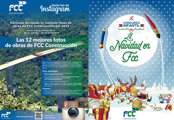 Take part in the competitions "The 12 best photos of FCC Construcción works" and "Christmas at FCC"