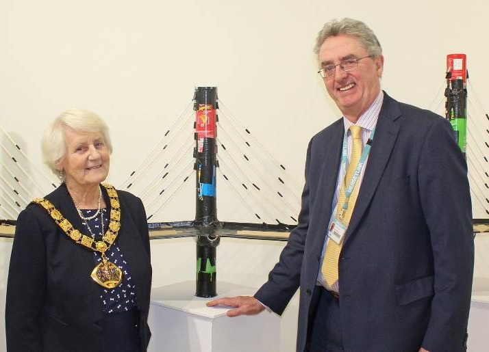 Mayor of Halton opens art exhibition dedicated to the Mersey Bridge