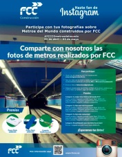 Hazte fan de Instagram y participa en el nuevo concurso de FCC Construcción sobre “Metros del mundo”