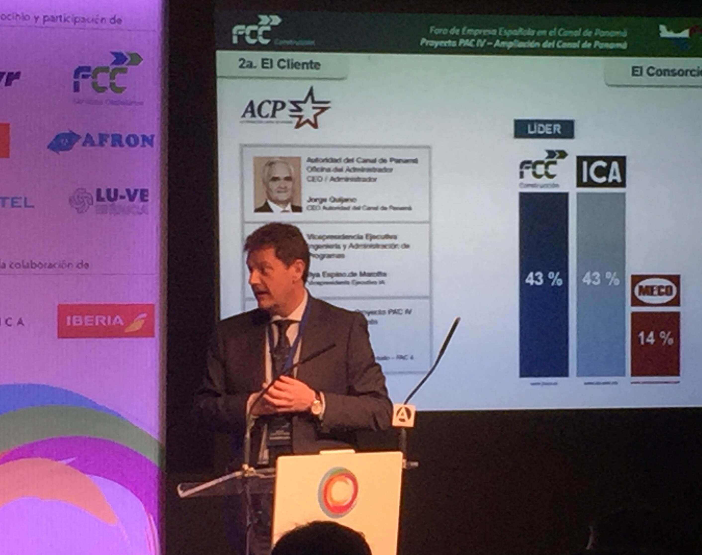 FCC participa en el Foro de Empresa Española en el Canal de Panamá