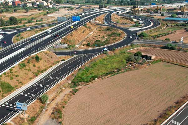 FCC Construcción completes the new sections and junctions of the B-25 in Sant Boi de Llobregat, improving traffic flow in the Baix Llobregat