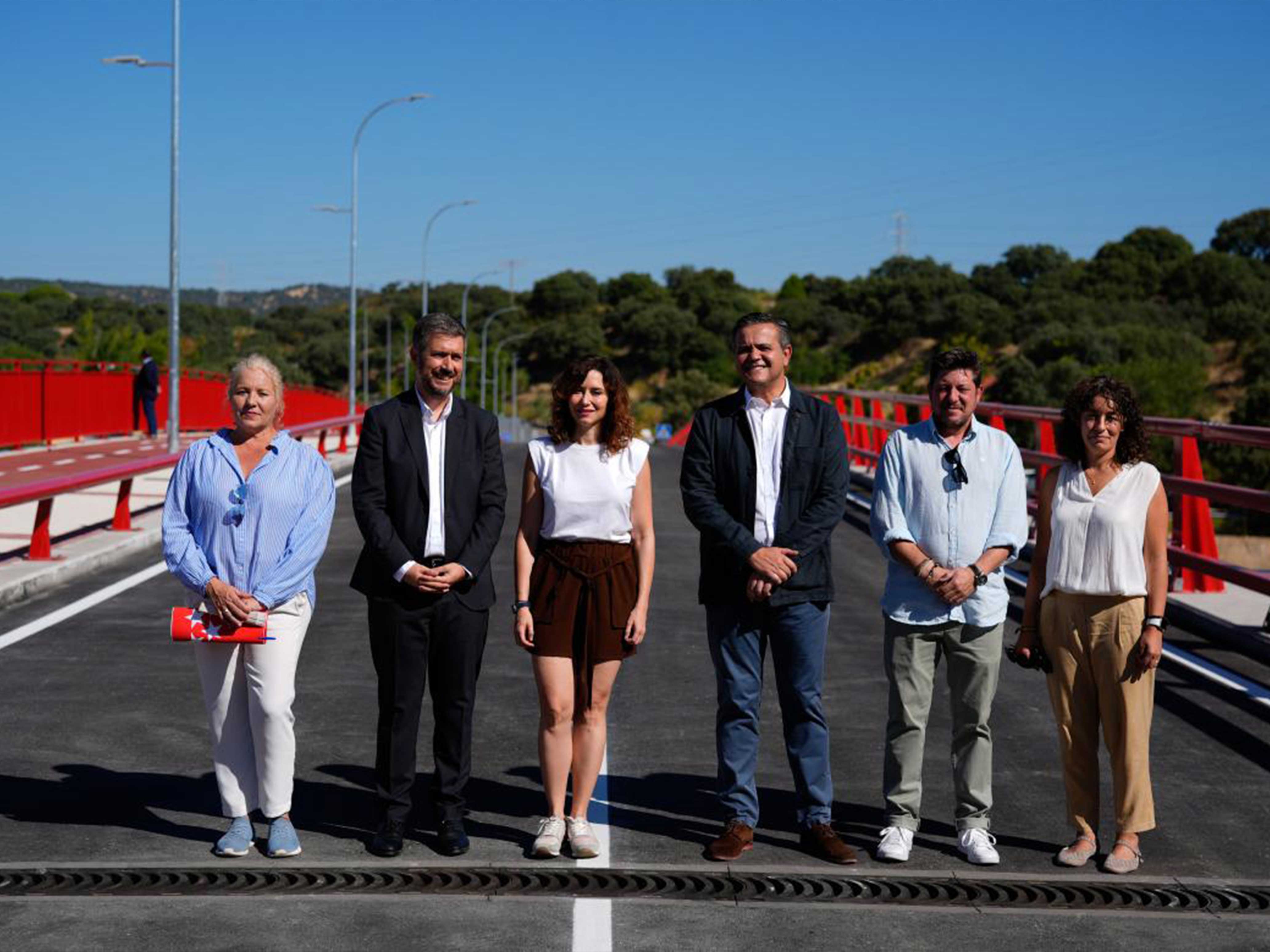 FCC Construcción finaliza, en tiempo récord, el puente sobre el río Alberche (Madrid)