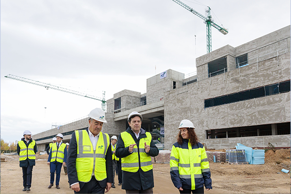 El Hospital de Aranda de Duero (Burgos) alcanza los hitos clave en su construcción