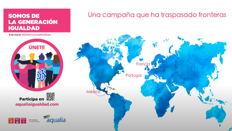 <p>Día Internacional de la Mujer. Datos campaña&nbsp;#AqualiaIgualdad</p>